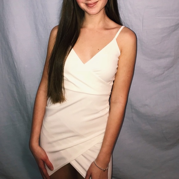White Bodycon Dress - Picture 2 of 5